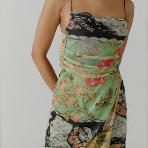 Urban Outfitters Jungle Print / Postcard dress